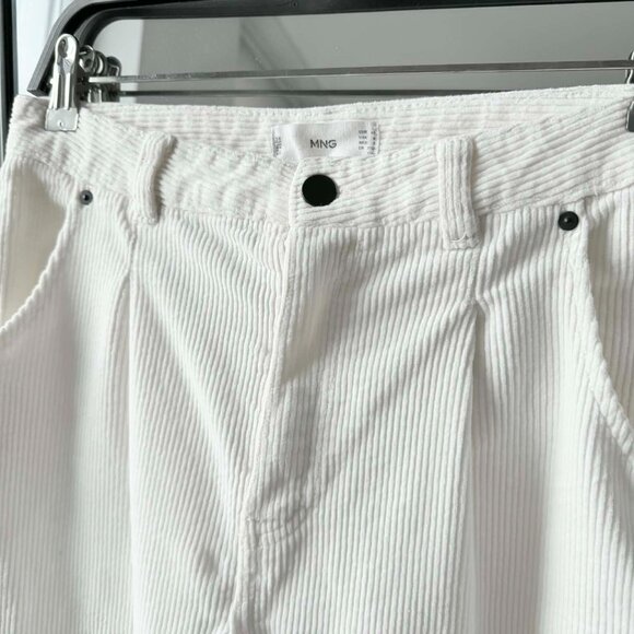 MANGO   Cream  Jeans | High Waist Loose Fit Size 8 pre lowed - Picture 4 of 8